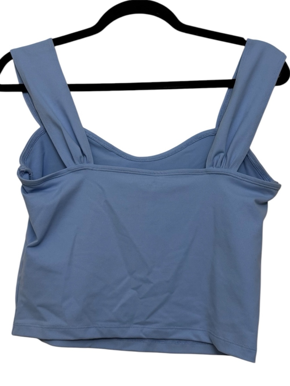 Abercrombie & Fitch Light Blue Sweetheart Crop Top - Picture 3 of 4